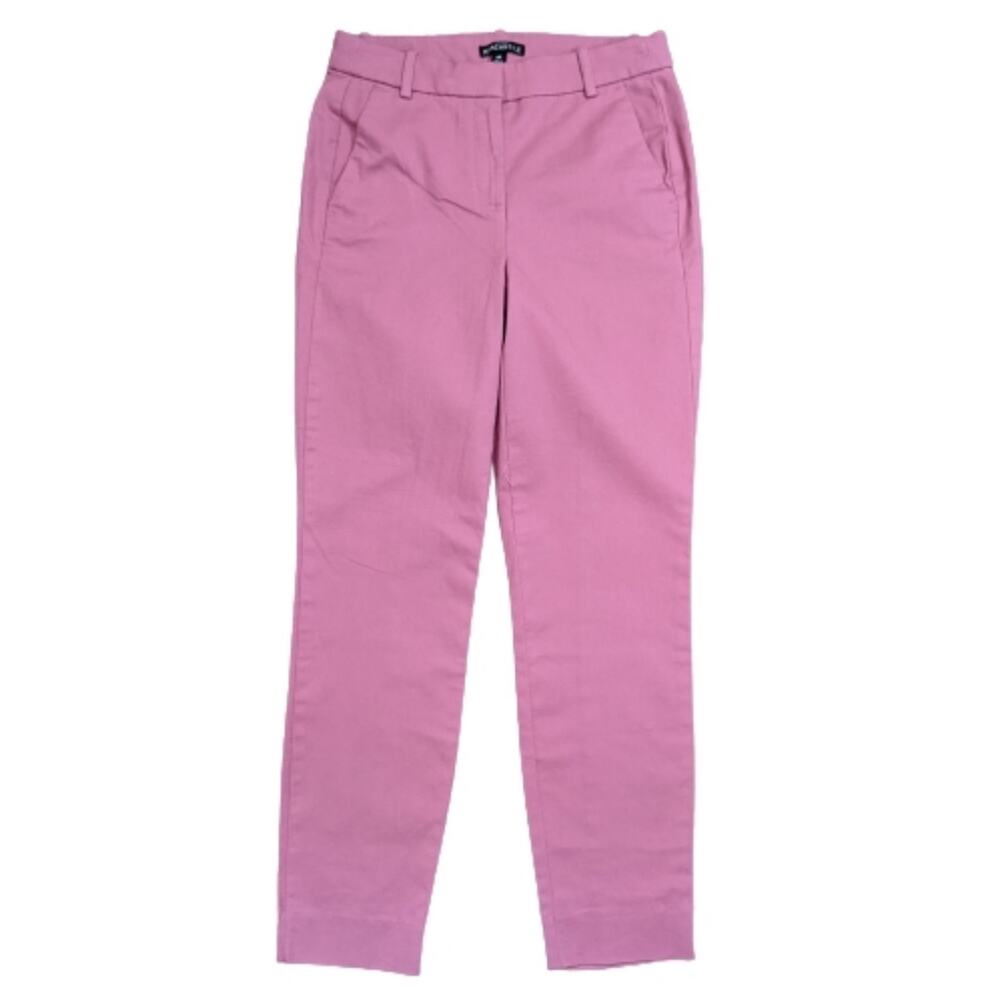 J Crew Mercantile Skinny Ankle Pants Sz00 Pink Dust Rose